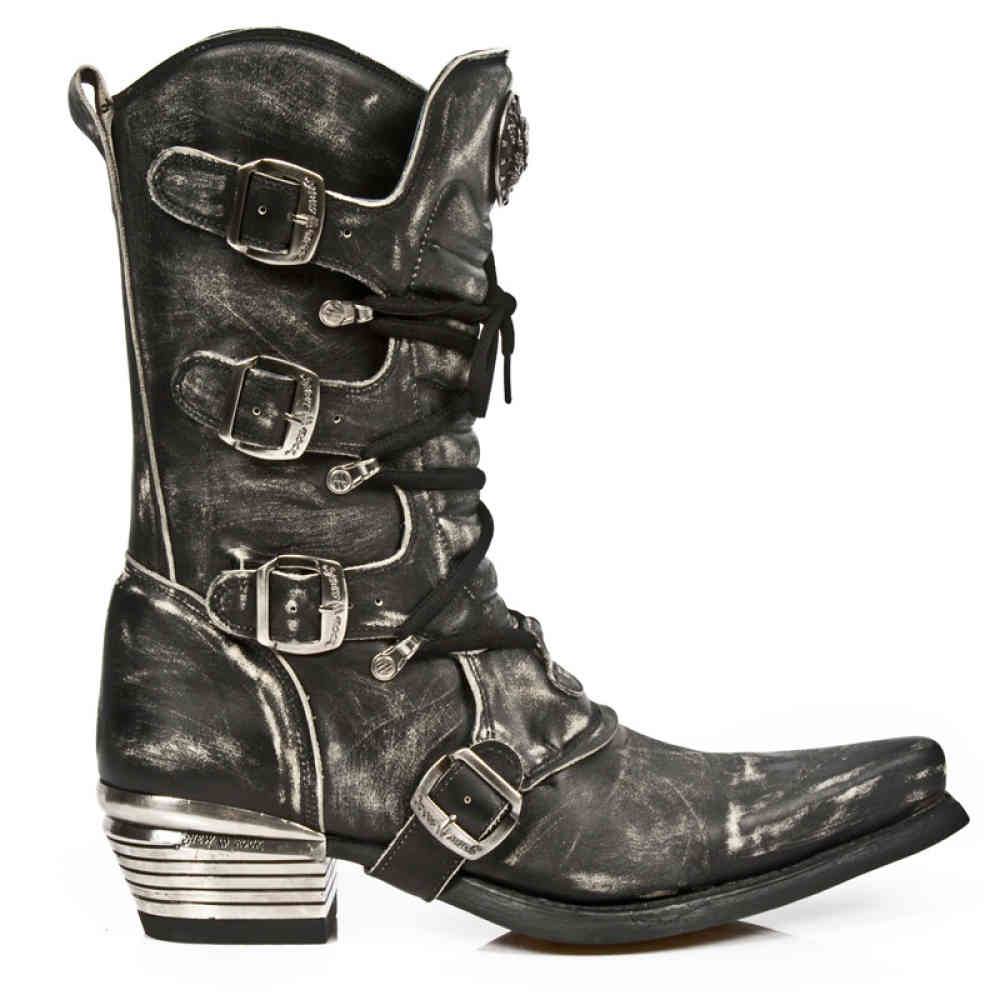 New Rock - M.7993S3 Bottes - Noir/Gris Product image